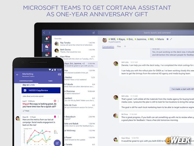 Teams Is Microsoft’s Answer to Rival Slack