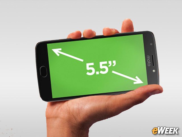 The Moto E4 Plus Has a 5.5-inch Display