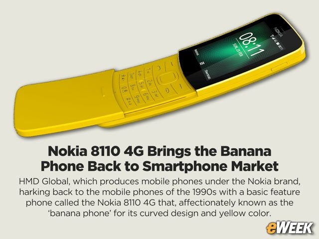 Nokia 8110 4G Brings the Banana Phone Back to Smartphone Market