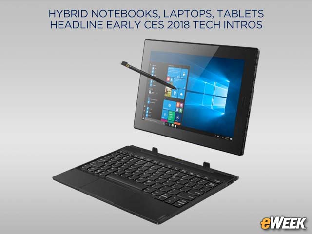 Lenovo Rolls Out Hybrid Tablet 10