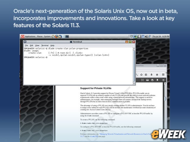 Oracle Offers Preview of Solaris 11.3 Unix OS Features