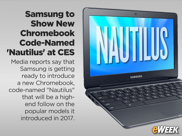 Samsung to Show New Chromebook Code-Named 'Nautilus' at CES: Reports
