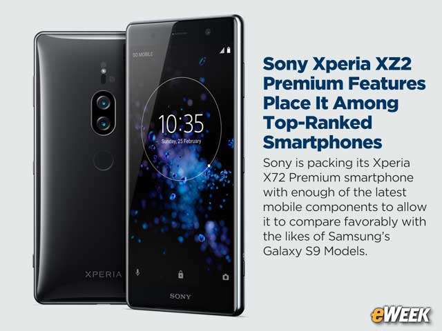 Sony Xperia XZ2 Premium Features Place It Among Top-Ranked Smartphones