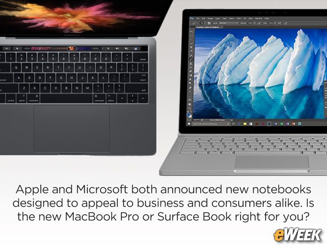 Comparing Microsoft's New Surface Book to Apple's MacBook Pro