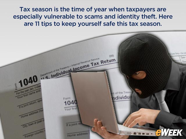 11 Ways Taxpayers Can Keep Themselves Safe From Scams, Identity Theft