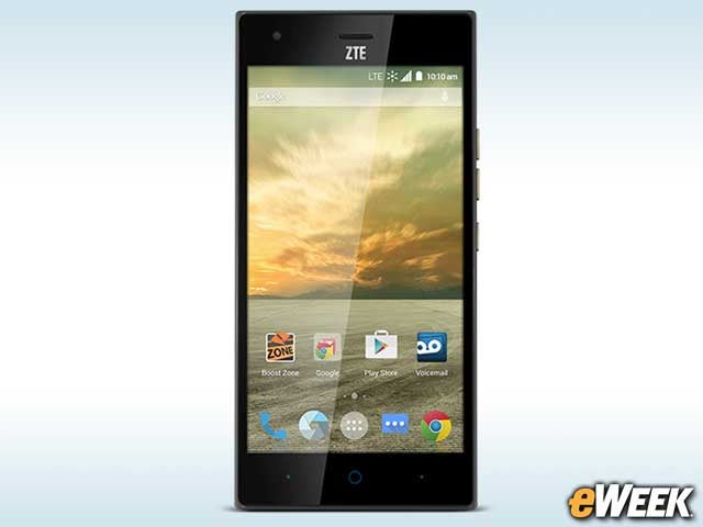 The ZTE Warp Elite from Boost Mobile