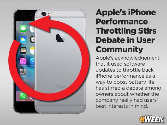 Apple's iPhone Performance Throttling Stirs Debate in User Community