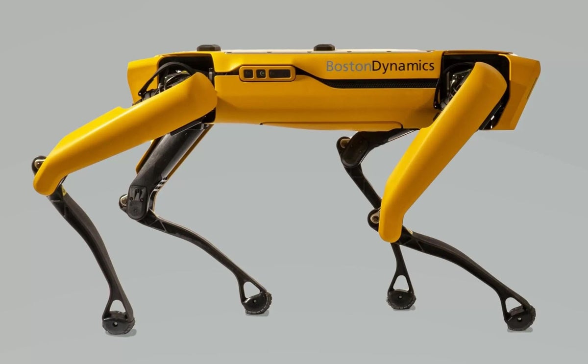 A photo of Boston Dynamics’ Spot, the quadruped robot.