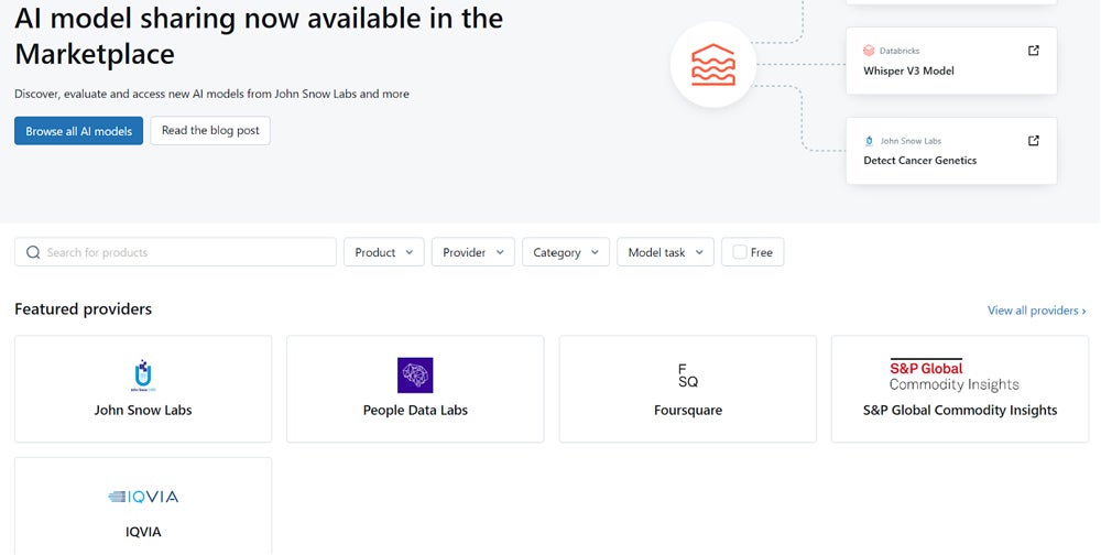 Open marketplace enabling users to share their assets.